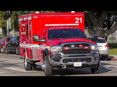 LAFD *New* Rescue 21 Responding