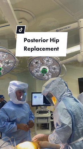 The posterolateral (posterior) approach to the hip is a minimally-invasive hip surgery performed to replace the hip joint. The posterior approach is traditionally the most common approach used to perform total hip replacement. #hipreplacement #hipsurgery #hippain #doctor #nurse #orthopedicsurgeon #fyp