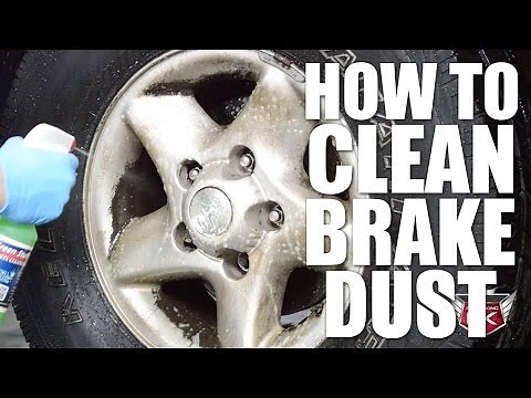 How to clean brake dust off of wheels