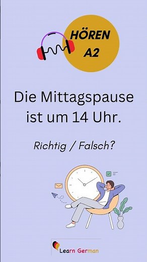 #11 A2 Hören üben | Practice Listening Skills in German A2 | Learn German | Goethe Zertifikat A2