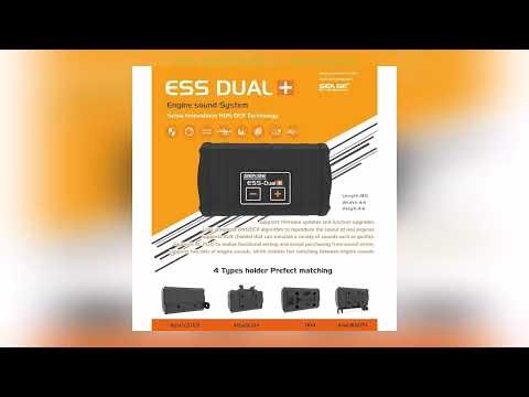 A must-have product! RC Car Sense ESS-ONE ESS-DUAL 2 Speakers Engine Sound Simulator For Axial SCX