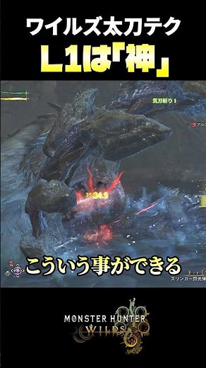 [Wiles's Sword] Techniques for using the target camera #MonsterHunterWiles #Wiles'sSword #shorts