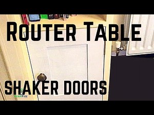 Make SHAKER style doors on a router table: tips & tricks for the router