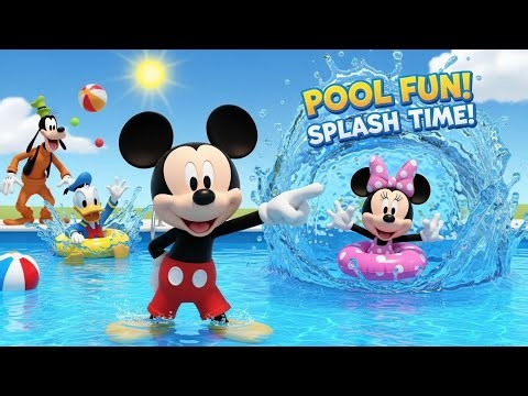 Mickey Mouse Splash Time | Happy Pool Song for Kids