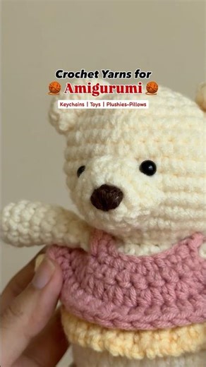 Stop using the wrong yarn for your Amigurumi Projects. #crochetyarn #crochetforbeginners #amigurumi