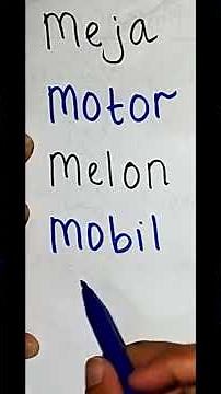 Writing and Reading Objects Starting with the Letter M for Kids