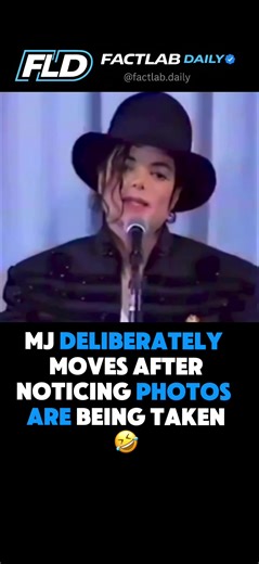 🎭 The Playful Side of MJ 1998.\tPress conference in Japan. Michael notices the cameras flashing every time he moves… so what does he do? He turns it into a game. A tiny head tilt. A pause. Another movement. Flash. Flash. Flash. Instead of being overwhelmed, he plays with the moment — almost teasing the photographers, like a kid discovering a new trick. Behind the King of Pop persona was someone who loved to joke, experiment, and make even serious settings feel lighter. Even under constant scrut