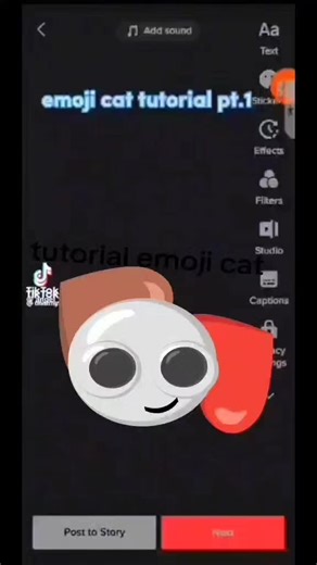 tutorial emoji cat