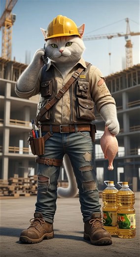 6.8K views · 243 reactions | White Cat Family’s Hard Work, Love, and Togetherness #sadstory #sadcartoon #cat #cartoon #sad | Ai Cartoons | Facebook