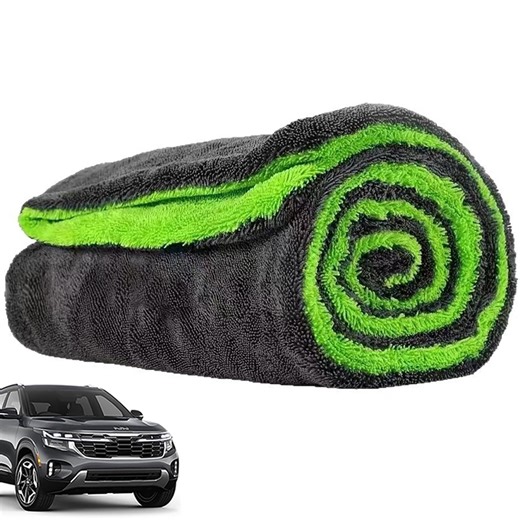 NUAN Car Drying Towel, 36”x24” Microfiber Car Cleaning Towel, 1400GSM Super Absorbent, Scratch-Free