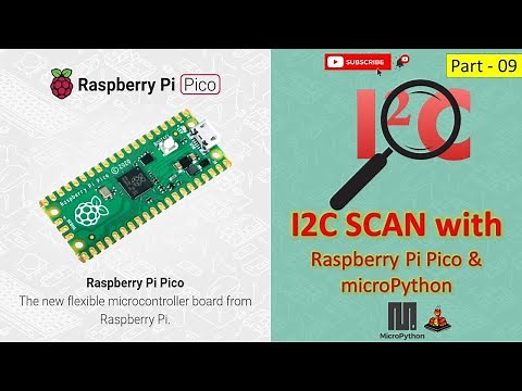 09 How to find I2C address in Hex format with Raspberry Pi PICO and MicroPython