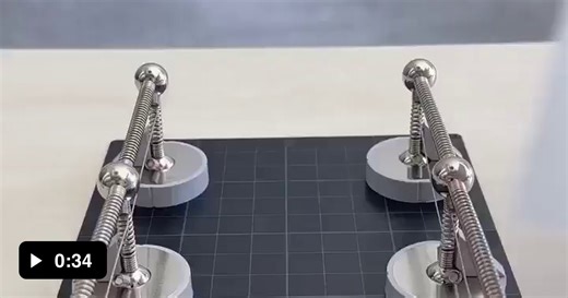 A demonstration of how folded plate designs influences the strength of shell structures. - Video