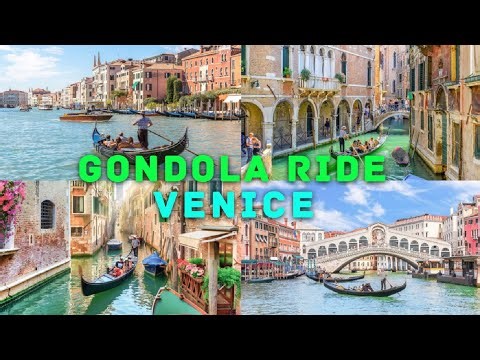 Gondola Ride Through Venice's Canals😱😱 | A Peaceful Journey on the Gondola Venice's Hidden Beauty🤗🥰