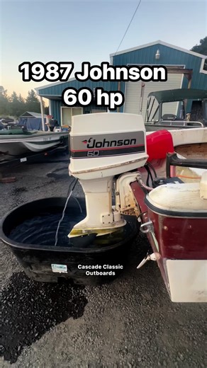 Running this 87 60 hp after sitting a few years. Gotta love OMC | Cascade Classic Outboards