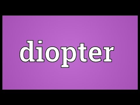 Diopter Meaning