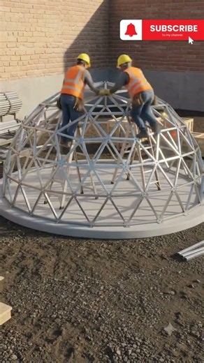 They Built a DOME in Their Backyard! How Cool Is This? #homedesign #backyard #diy