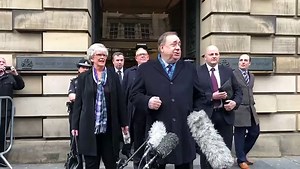 Watch former First Minister Alex Salmond give full statement on court steps after not guilty verdict
