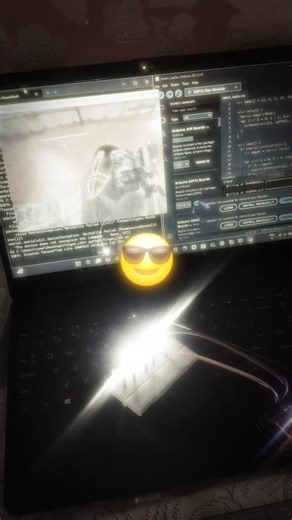 Hand Tracking LED Control 🖐️💡 #Python #Electronics #Coding #project #shortvideo #tranding #explore