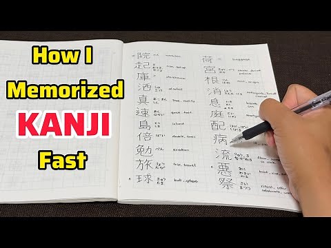 How to LEARN KANJI FAST | Memorize Kanji (Prepare for JLPT )