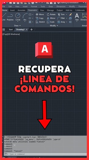 97K views · 2K reactions | No te aparece la línea de comandos en AutoCad? En este reel te muestro cómo recuperarla fácilmente. #autocad #autocad2d #autocaddrawing #autocadarchitecture #autocaddesigning #autocadtutorial #autocadplan #autocadtraining | Arqvis | Facebook