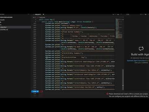 Java Programming - Payroll Evaluation - 2 Weeks