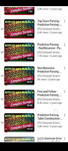 CST302(KTU 2019) / CS 304(KTU 2015) Compiler Design- S6CS-All Modules #shorts