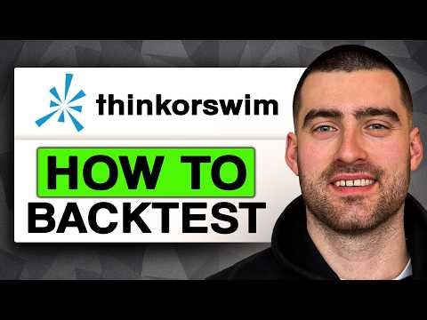 How to BACKTEST on ThinkorSwim (Easy Guide 2026)
