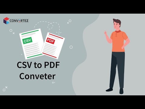 CSV to PDF Conversion Made Easy on Convertez.co
