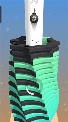 stackball best Android phone game 🎯💪 lvl-46 #stackball #ytshorts