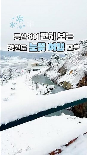 ❄️등산없이 편히 보는 강원도 눈꽃 여행지 Best 5❄️ #강원도 #눈꽃 #대관령 #평창 #강원도여행 #국내여행 #대관령양떼목장 #실버벨교회 #강원도가볼만한곳 #겨울여행