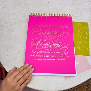The Enchanted World of Calligraphy Flourishing Workbook - Etsy