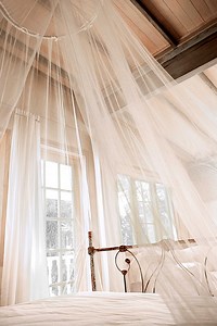 Bed Canopy Ideas Using Curtains