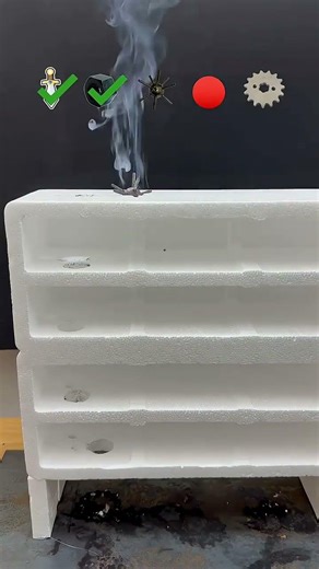 1000° Hot Metal vs. Layers of Styrofoam: The Ultimate Melt