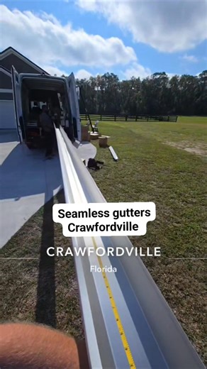 Rolling out 80 feet of 6" K-Style Seamless Gutter like it’s nothing! 💪 Another smooth install by the Bradley’s Custom Gutters crew right here in Crawfordville, Florida. If you’re searching for seamless gutters in Crawfordville, gutter installation, or gutter experts you can actually trust — we’ve got you covered from the first drop of rain to the last. 📍 Proudly serving Crawfordville & the surrounding areas 📞 850-879-6111 🌐 Bradleyscustomgutters.com #Crawfordville #CrawfordvilleFlorida #Seam