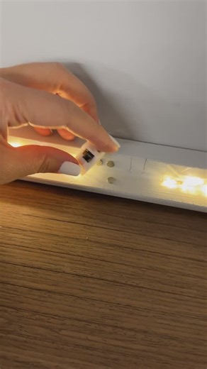 Anna | This is how I lit the top floor of this dollhouse. ☀️ It took 10 minutes and cost less than $5. 🤑 These push button fairy lights are sold... | Instagram