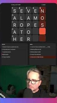 Number of layers in a dip... 🤔 (Apple News Plus Crossword Mini April 7, 2026) #crossword