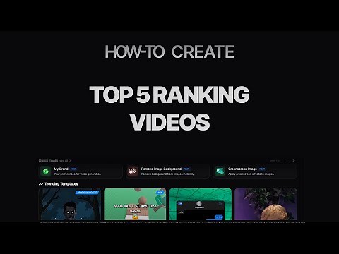 How To Create Top 5 Ranking Videos With Clippie AI [FULL TUTORIAL]