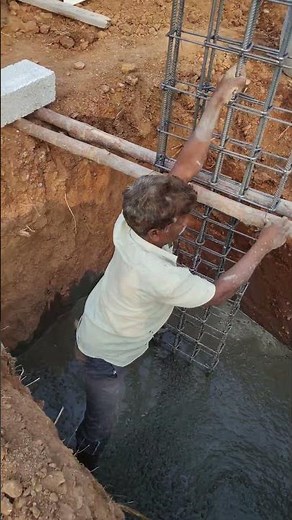 How to pour Concrete Footing Basics: Pouring and Finishing a Strong Foundation #footing #shorts