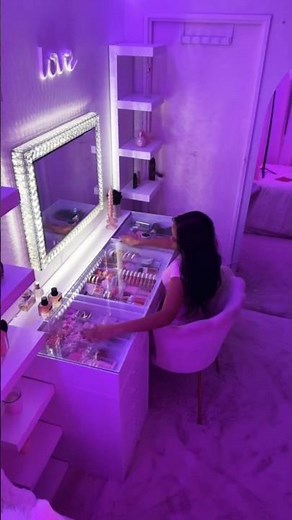 👯‍♀️🐝 My Cozy Beauty Spot Glow-Up 😍 | Loving Every Detail in My Room Setup!✨#makeup #aesthetic