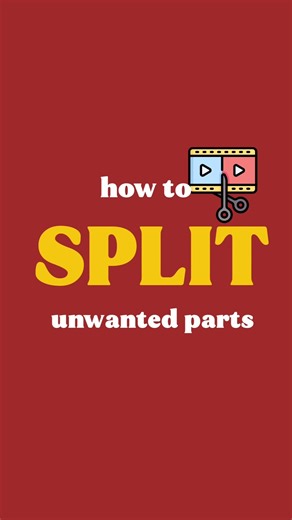 How to use Split to cut unwanted parts | Capcut | using Split | #edit #capcut #videoediting