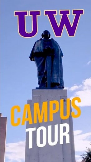 UW (Seattle) Top Attractions - Campus Tour - Fall 2021 #Shorts