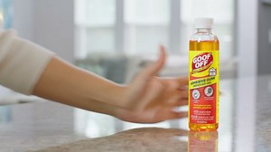 Goof Off Adhesive Gunk Remover, 8 fl. oz., Removes Stickers, Glue, Labels, Tape Residue and Adhesive, Ideal for Hard Surfaces Like Metal, Glass and Non-Acrylic Plastic