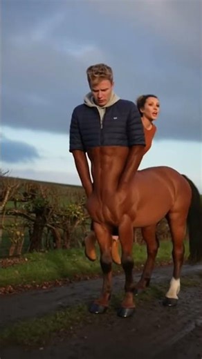 Woman turns man into Centaur #ai #tf #transform #bodyswap #centaurtf #northern #centaur