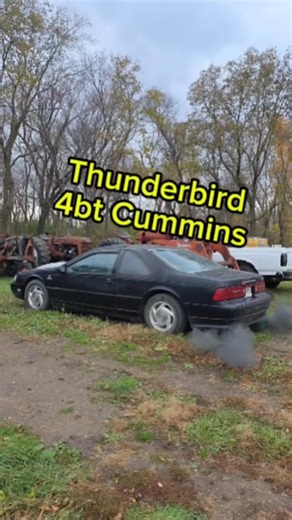 Andy Fromm on Instagram: "4bt Cummins Thunderbird bird vs 6bt Cummins Ford Excursion #5-speed #turbo #diesel #slow"