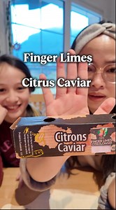 First time trying citrus caviar or finger limes. Siapa pernah cuba ni. | Sabahswiss