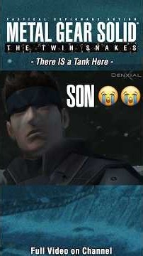 There IS a Tank Here - Metal Gear Solid: The Twin Snakes HD Moment #shorts #metalgearsolid