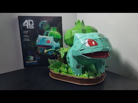 Pokemon 4D Build Bulbasaur timelapse slowed down