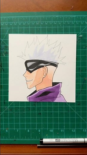 Anime Barbershop- Drawing Gojo💈! #jjk
