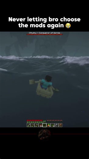 POV: Your Friend Installs a “Fun” Mod 😳#minecraft #minecraftmemes