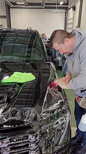 PPF Installation on RAM Truck Hood